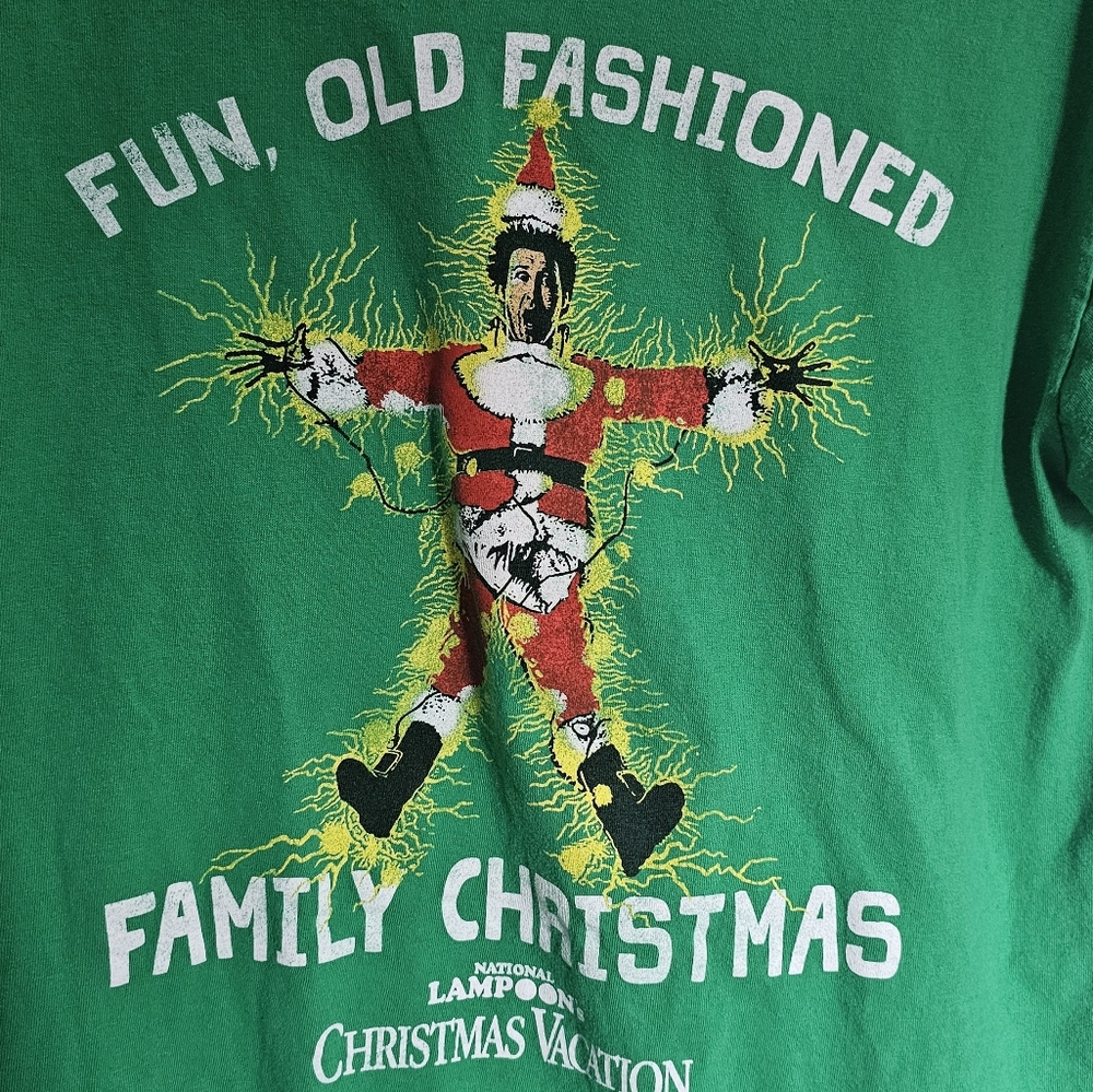 Grizwalld's Natioanal Lampoon Christmas Vacation Electric T Shirt Mens L